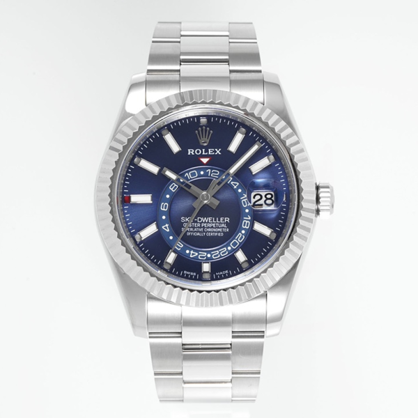 ZF공장 롤렉스 스카이드웰러 청판 다이얼 SS 오이스터 브레이슬릿 42mm 326934