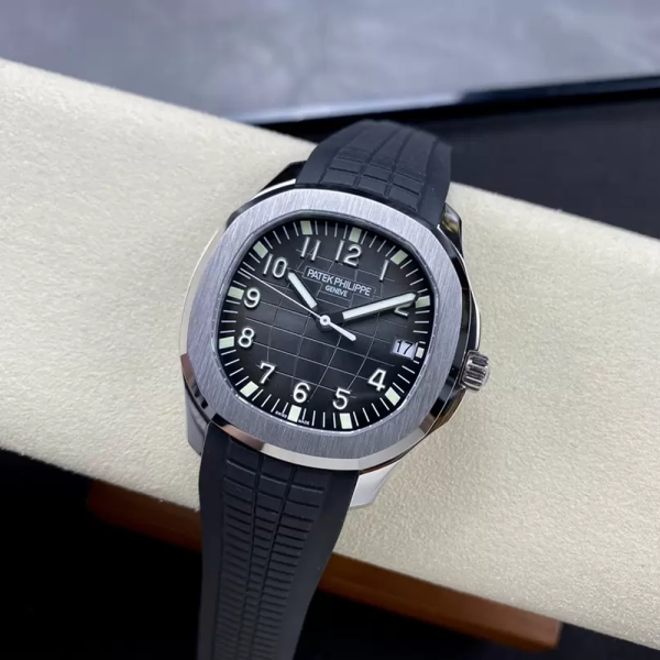 3K공장 파텍필립 아쿠아넛 그레이 다이얼 SS 러버밴드 40mm 5167