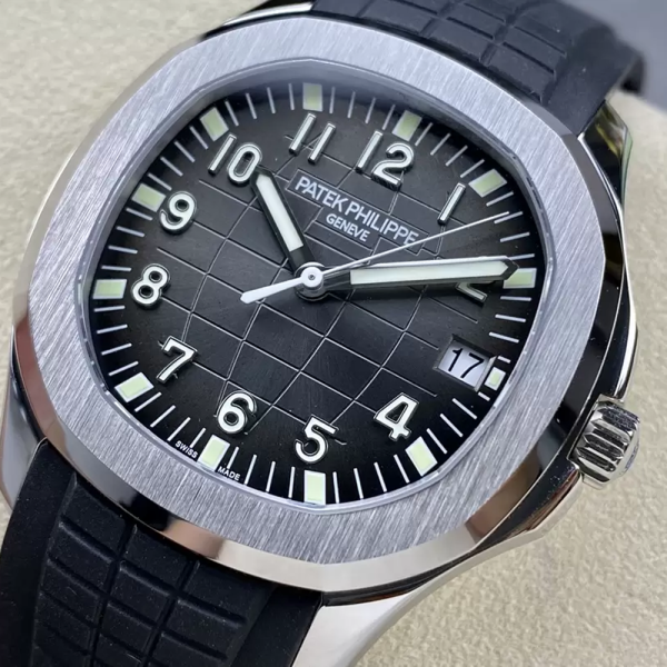 3K공장 파텍필립 아쿠아넛 그레이 다이얼 SS 러버밴드 40mm 5167