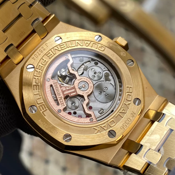 APS공장 오데마피게 로얄오크 퍼페츄얼 캘린더 청판 다이얼 YG 금통 41mm 26574