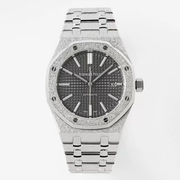 APS공장 오데마피게 로얄오크 프로스티드 그레이 다이얼 SS 브레이슬릿 41mm V3 15410