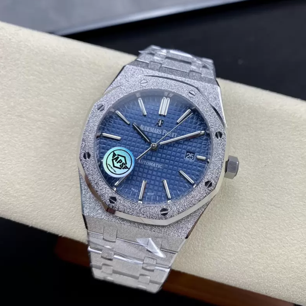 APS공장 오데마피게 로얄오크 프로스티드 청판 다이얼 SS 브레이슬릿 41mm V3 15410