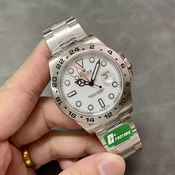 C+공장 롤렉스 익스플로러 II 화이트 다이얼 SS 브레이슬릿 42mm 226570