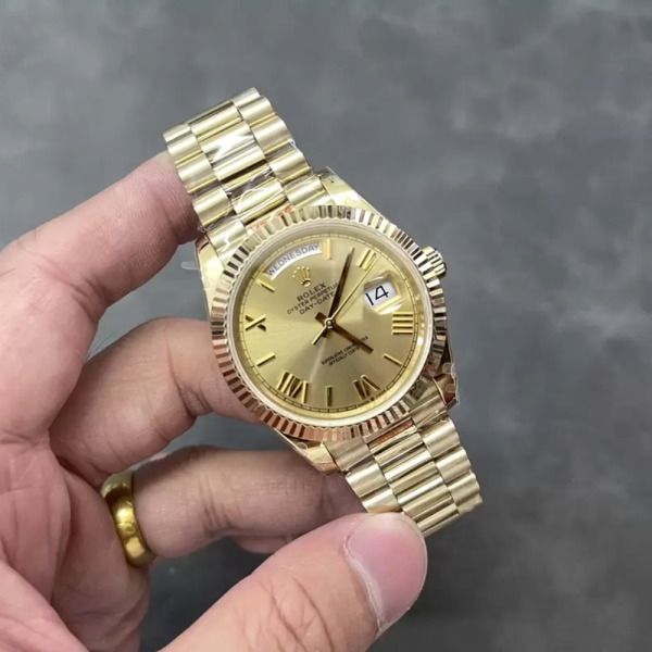 GM공장 롤렉스 데이데이트 YG 로만 다이얼 금통 40mm V3(텅스텐 헤비 버전) 228238
