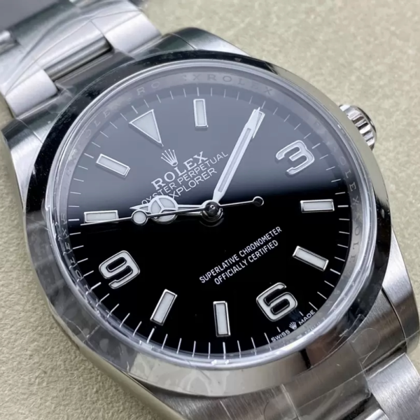클린공장 롤렉스 익스플로러 검판 다이얼 SS 브레이슬릿 36mm 124270