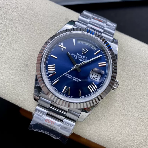 GM공장 롤렉스 데이데이트 청판 로만 다이얼 40mm V3(텅스텐 헤비 버전) 228236