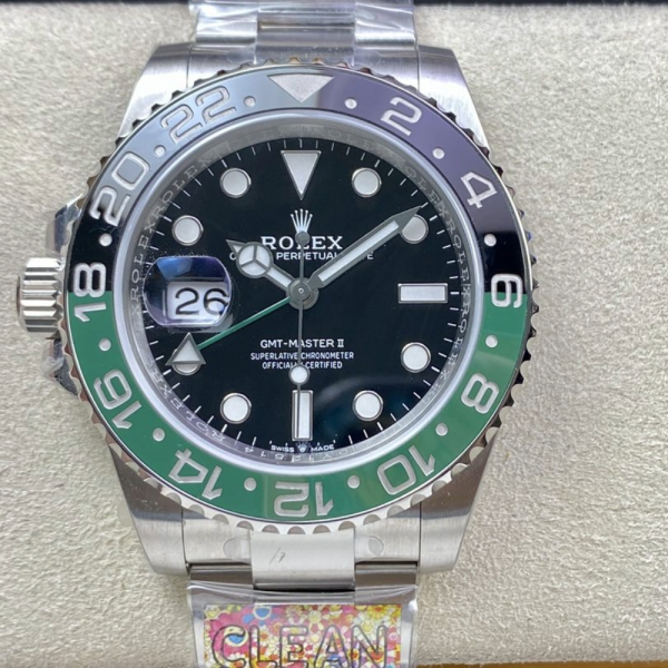 클린공장 롤렉스 GMT 마스터2 스프라이트 오이스터 브레이슬릿 40mm 126720 VTNR