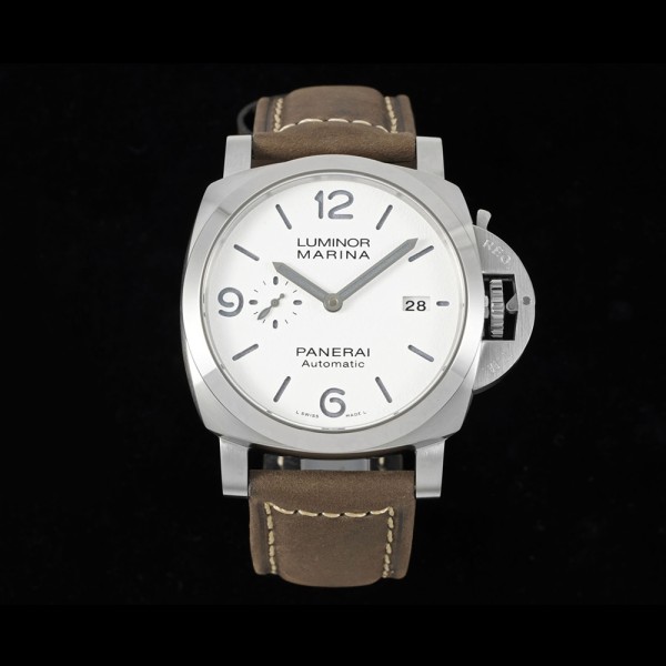 TTF공장 파네라이 루미노르 마린 데이트 화이트 다이얼 44mm PAM01314