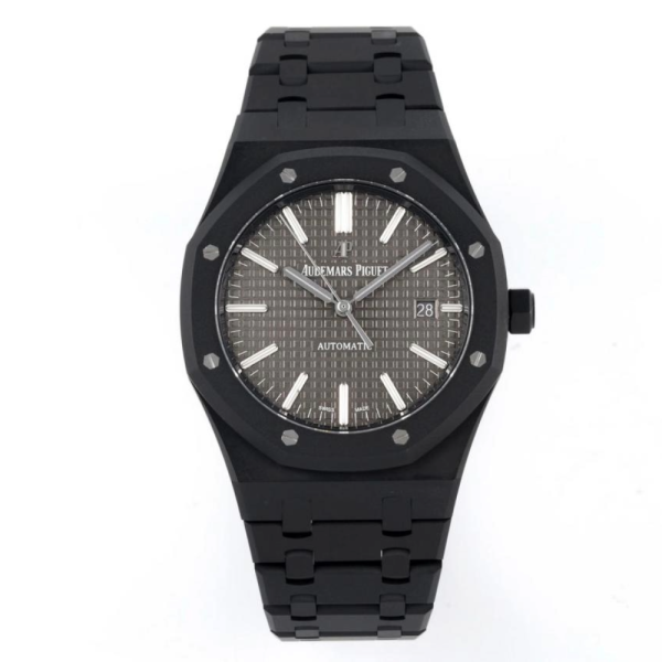 ZF공장 오데마피게 로얄오크 그레이 텍스처 다이얼 DLC 브레이슬릿 41mm 15400ST