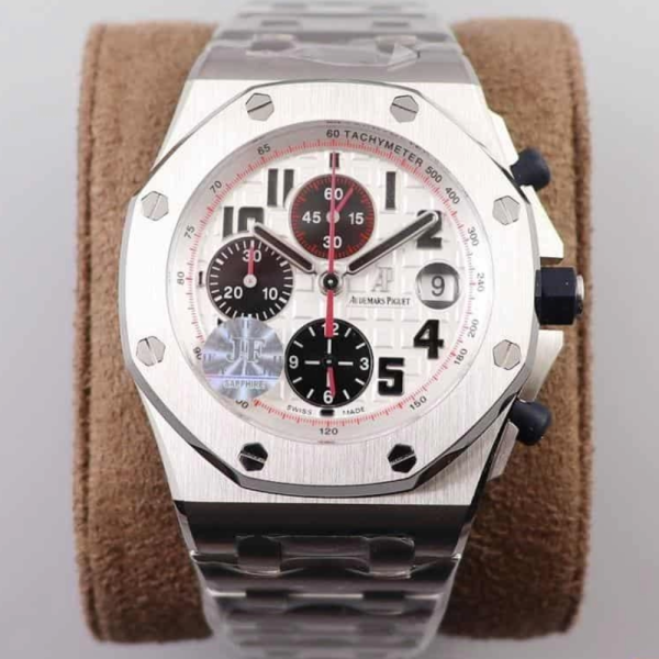 JF공장 오데마피게 로얄오크 오프쇼어 울티멧 에디션 화이트 다이얼 스틸 SS 브레이슬릿 V2 42mm 26170ST