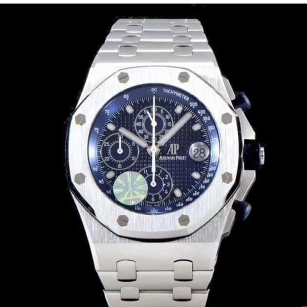 JF공장 오데마피게 로얄오크 오프쇼어 블루 다이얼 스틸 SS 브레이슬릿 42mm 25주년 한정판 26237ST