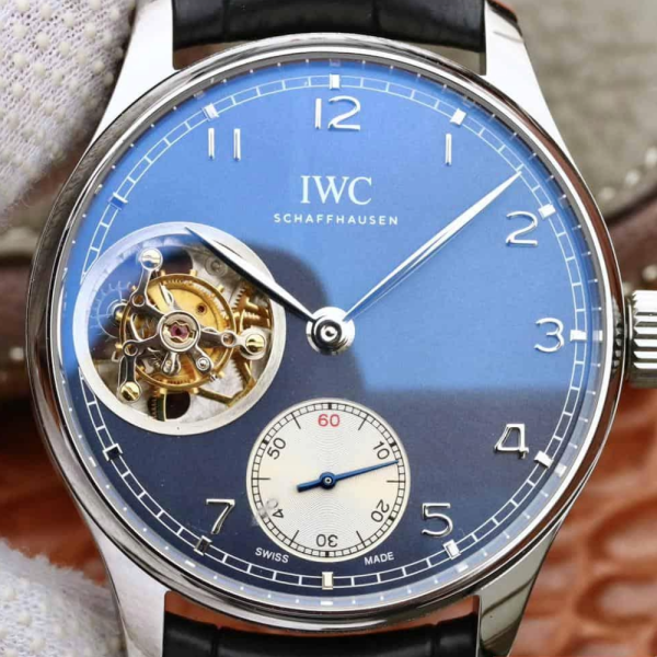 ZF공장 IWC 포르투기저 투르비옹 레이싱그레이 다이얼 레더 스트랩 44mm IW5463