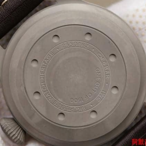 YL공장 IWC 빅 파일럿 오토매틱 헤리티지 스틸 블랙 다이얼 레더 스트랩 46mm IW501004