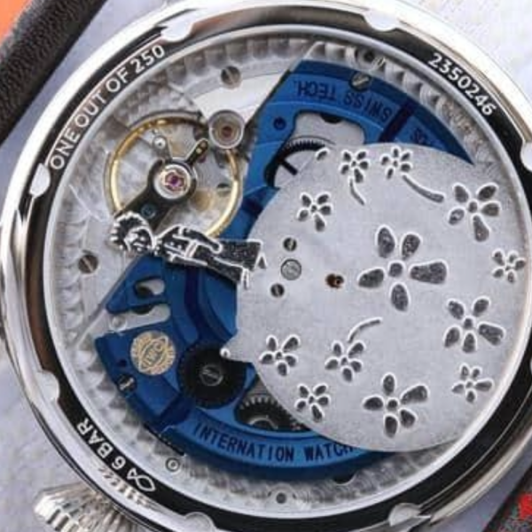 YL공장 IWC 빅 파일럿 애뉴얼 캘린더 블루 다이얼 레더 스트랩 46mm IW502703