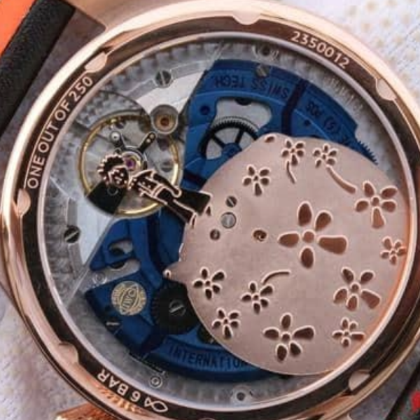 YL공장 IWC 빅 파일럿 애뉴얼 캘린더 로즈골드 블루 다이얼 레더 스트랩 46mm IW502701