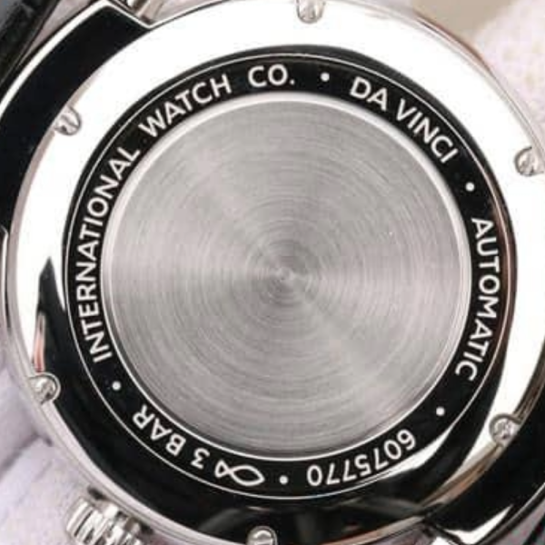 MKS공장 IWC 다빈치 오토매틱 스틸 그레이 다이얼 레더 스트랩 40mm IW356602