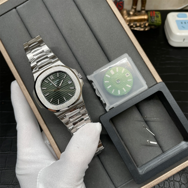 3K공장 파텍필립 노틸러스 그린 다이얼 SS 브레이슬릿 40mm 5711
