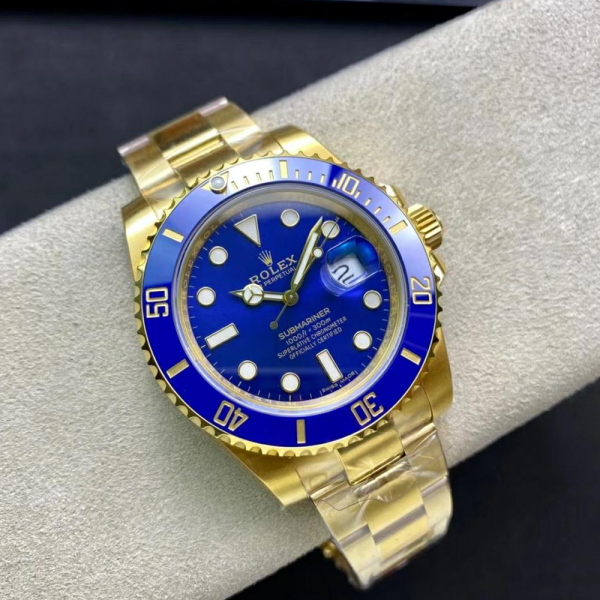 VS공장 롤렉스 서브마리너 청판 YG 금통 40mm 116618LB