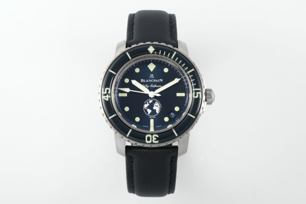 ZF공장 블랑팡 피프티 패덤즈 리미티드 에디션 캔버스 스트랩 40mm 5008-11B40-NAOA