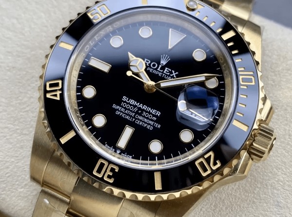 클린공장 롤렉스 신형 서브마리너 검판 YG 금통 41mm 126618 LN