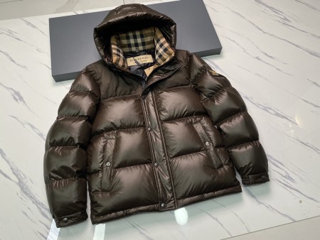 버버리 24FW 패치워크 숏 구스 다운 자켓 (블랙/브라운 2종)