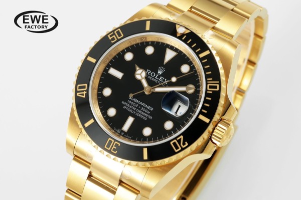 EWE공장 롤렉스 서브마리너 검판 YG 금통 41mm 126618LN