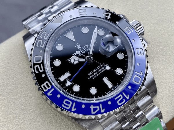C+공장 롤렉스 GMT 마스터2 배트걸 쥬빌레 브레이슬릿 40mm 126710 BLNR