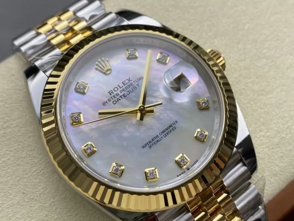 ARF공장 롤렉스 데이저스트 화이트 MOP 다이얼 콤비 쥬빌레 41mm 126333-0018