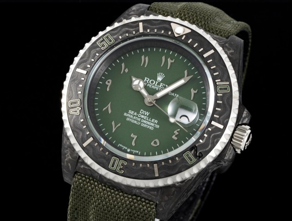 DIW공장 롤렉스 씨드웰러 카본 커스텀 43mm M126600