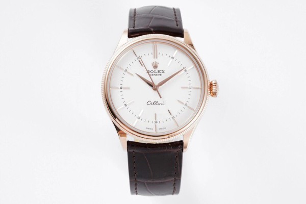 KZ공장 롤렉스 셀리니 로즈골드 화이트 다이얼 39mm m50505-0020(정품급)