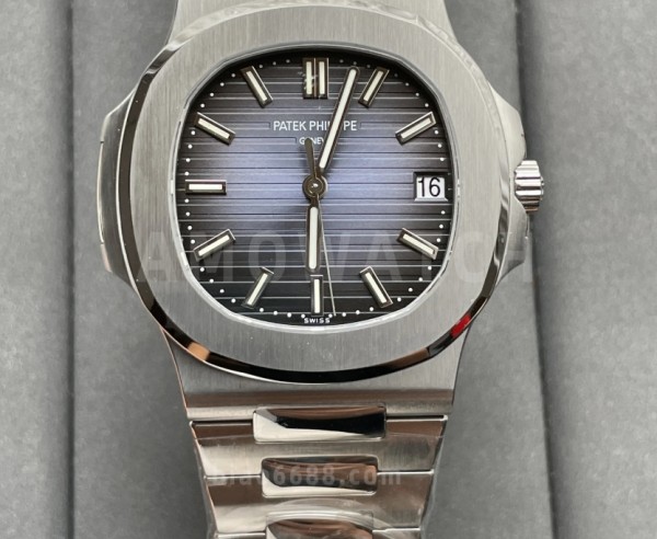 PPF공장 파텍필립 노틸러스 블루 텍스처 다이얼 SS 브레이슬릿 40mm 5711