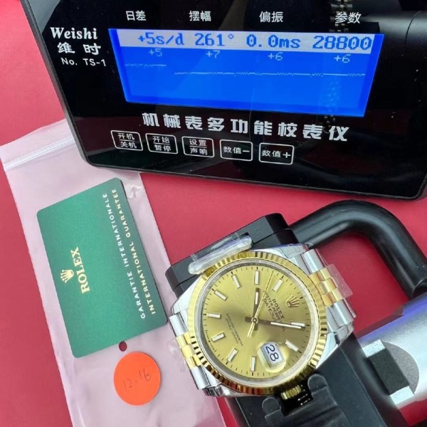 [국내배송] VS 데이저스트 36mm 옐골 콤비 골드다이얼 바인덱스 QC완료